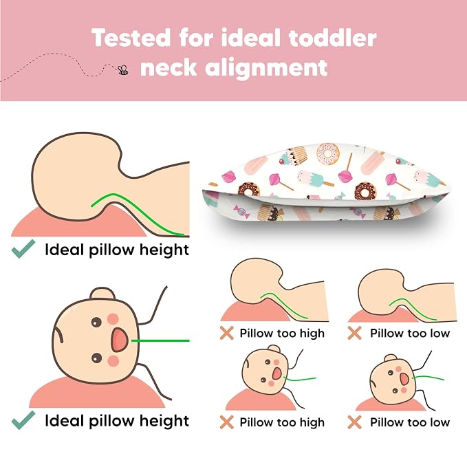 Toddler Pillow with Pillowcase - Image 6