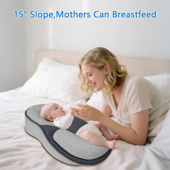 2025 Upgraded Removable Rest Nest Baby Bed Acid Reflux - Image 5