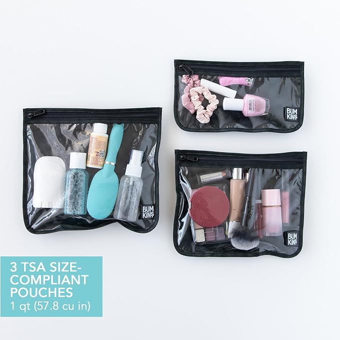 Bumkins - Waterproof Wet Bag, Wet/Dry Clutch & Clear Travel Bags - - Image 5