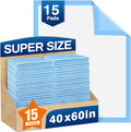 Bed Pads Disposable 40"X60" Chucks Pads Oversized Underpads by MILDPLUS