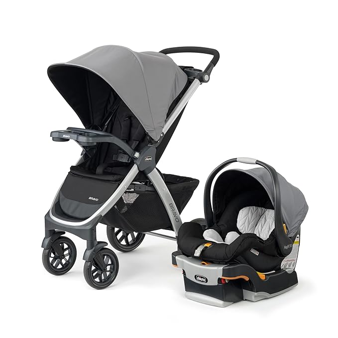 Chicco Bravo 3-in-1 Trio Travel System, Bravo Quick-Fold Stroller by ChiccoUSA