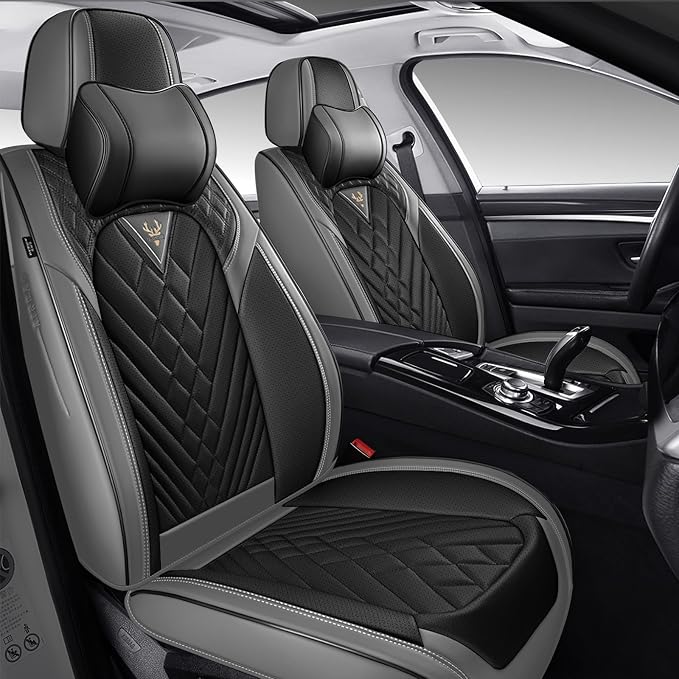 Car Seat Cover Full Coverage Seat Cover Premium Waterproof Faux Leather Cushion by Unknown