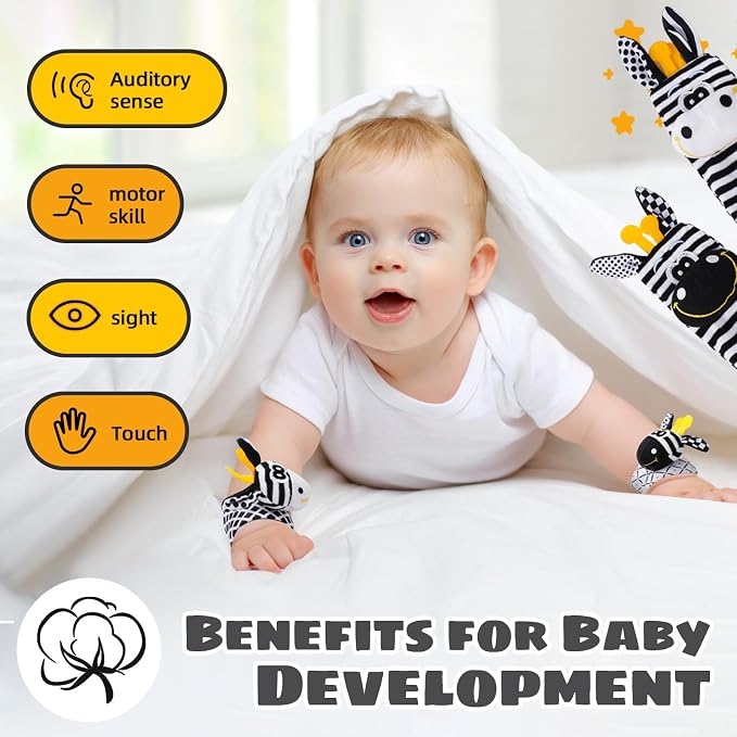 Baby Toys 0-6 Months, High Contrast Baby Toys - Image 5