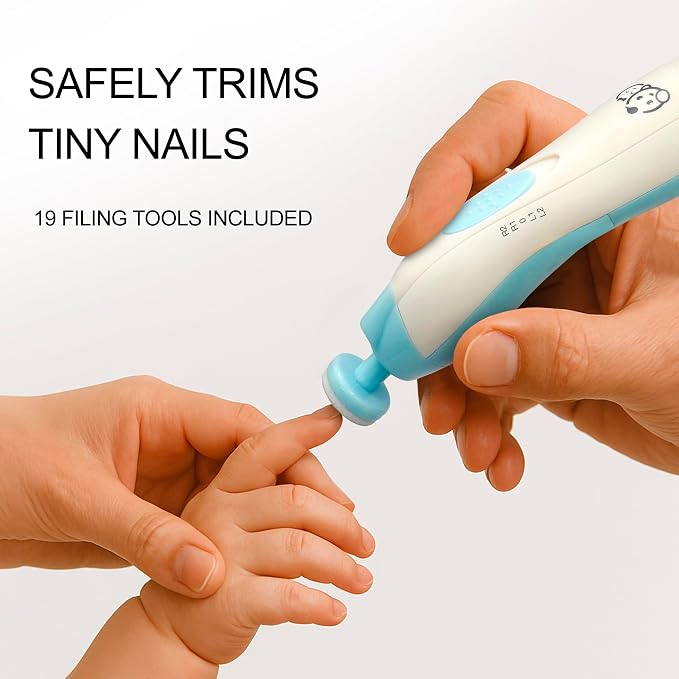 Baby Nail Trimmer 21 in 1, Usage Labeled Case & 13 Extra Replacement Tools - Image 2