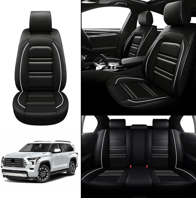 Seat Covers for Toyota Sequoia 2008-2025 | 5-Seats Leather Seat Covers - Image 2