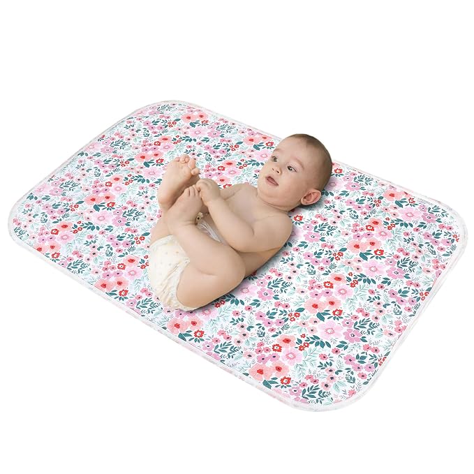 Baby Diaper Changing Pad, 21 5/8" x 31.5" Waterproof Changing Pad Liners by PHOEBUSBABY