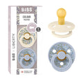 BIBS Colour Liberty Soother 2-Pack, BPA Free Dummy Pacifier, Round Nipple. by BIBS