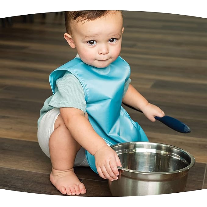Tiny Twinkle Short Sleeve Apron Bibs - Image 2