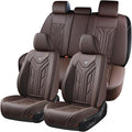 Coverado Car Seat Covers Full Set, Car Seat Protectors Leather Seat Covers by COVERADOAUTO