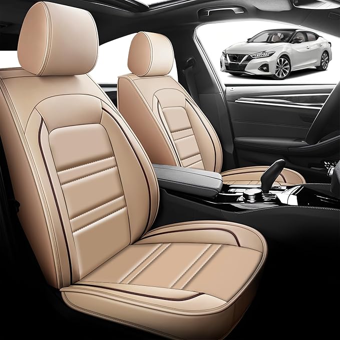 Seat Cover for Nissan Car Maxima 1999-2023 | Car Seat Covers Front Seats - Image 2