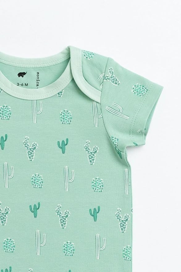 MONICA + ANDY Baby Organic Short Sleeve Jack + Jill Bodysuit - Image 4