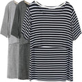 Smallshow Women's Maternity Nursing Tops Short Sleeve Breastfeeding Clothes by Smallshow