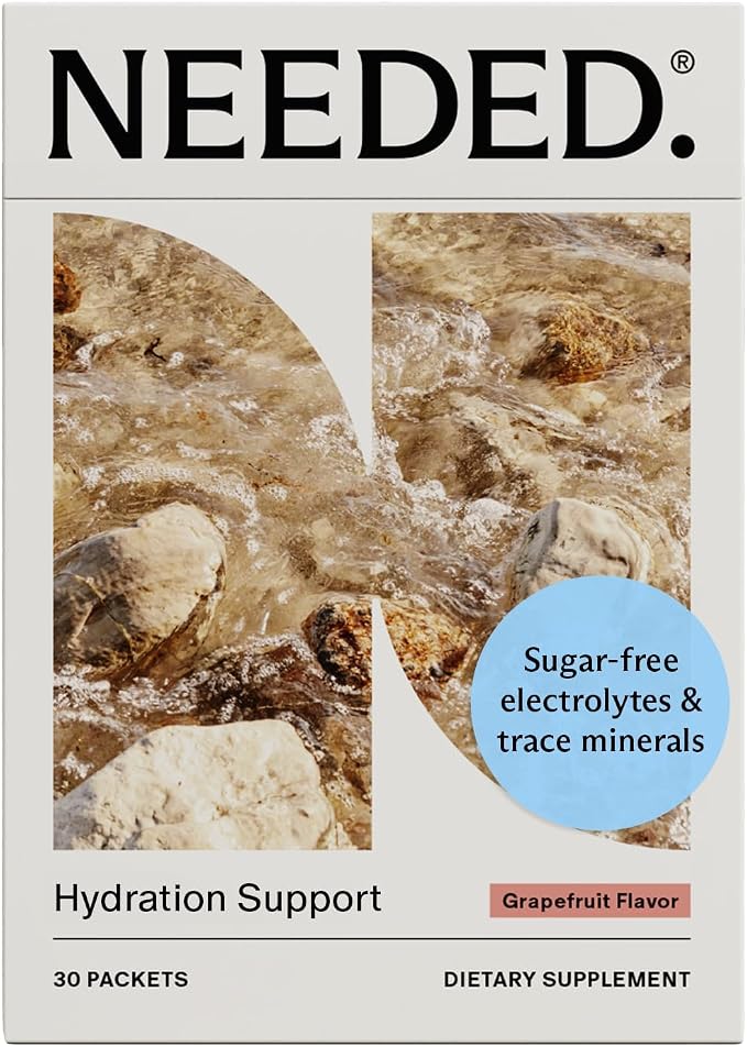 Needed. Hydration Support with Electrolytes & Trace Minerals – Electrolytes by Needed