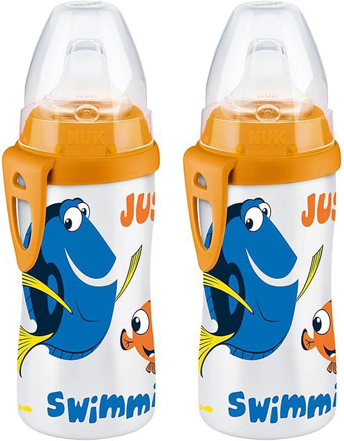 NUK Finding Dory Active Cup 10oz, Spill Proof Sippy Cup by NUK