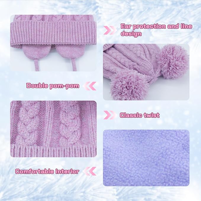 Duoyeree Toddler Winter Hat - Image 3