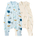 Duomiaomiao 2 Pack 0.5 TOG Toddler Sleep Sack 36-48 Months 100% Cotton by DuoMiaoMiao