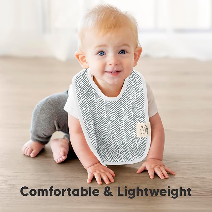 KeaBabies 8-Pack Organic Baby Bibs - Image 5