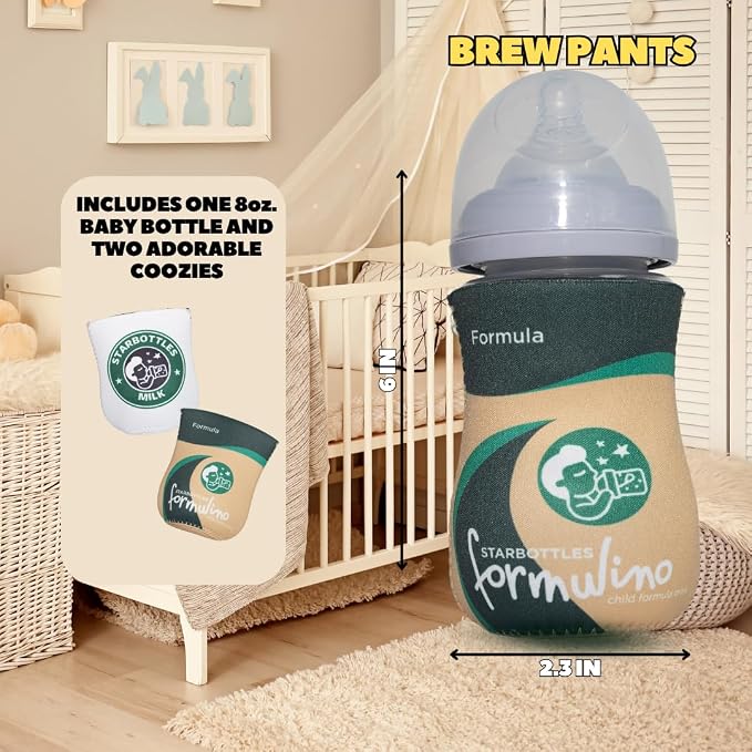 Coffee Themed Coozies for Baby Bottles - Image 2