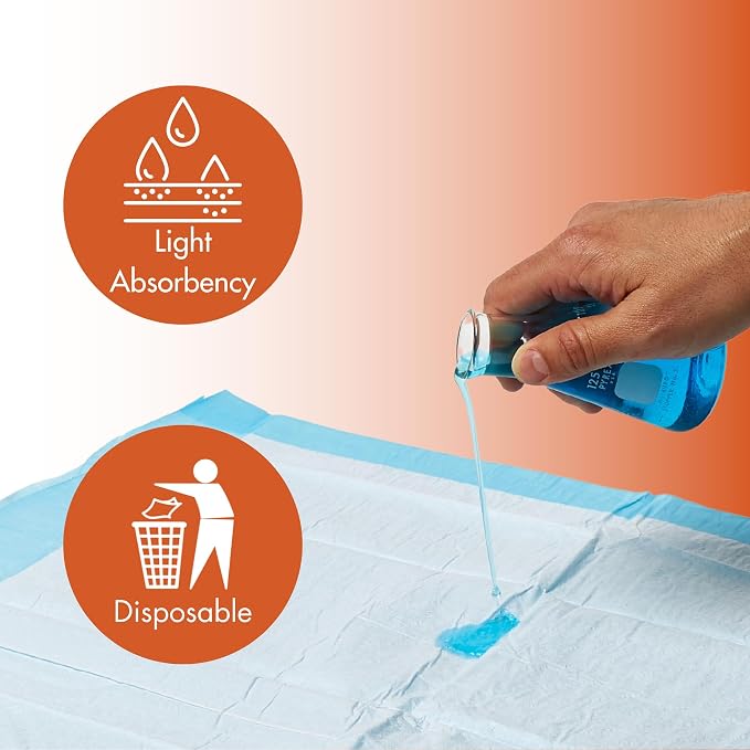 Caring Disposable Underpads 30 x 30 in, Light Absorbency Bed Pads, Chucks Pads - Image 3