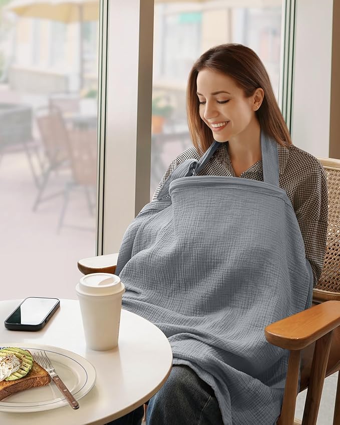 Blissful Diary Muslin Nursing Cover - Image 3