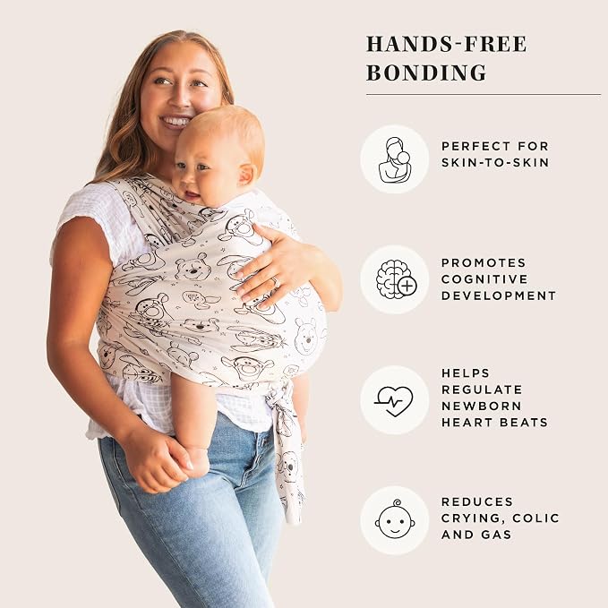 Moby Baby Wrap Carrier Featherknit - Image 3