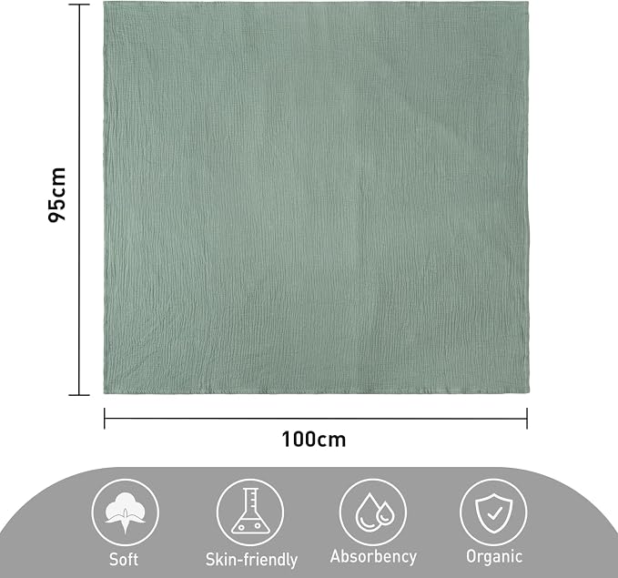 GLLQUEN BABY Muslin Swaddle Blankets - Image 7