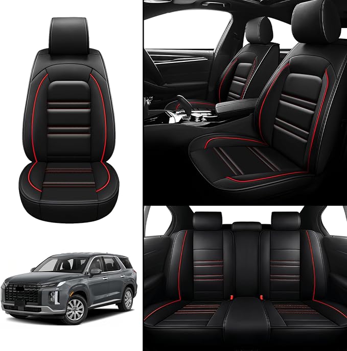 Seat Covers for Hyundai Car Palisade 2020-2025 | 5-Seats Leather Seat Covers - Image 2