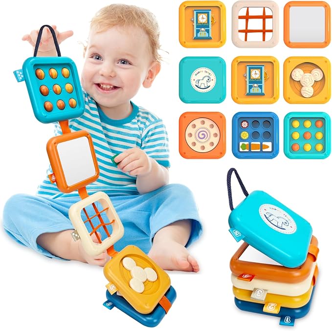 weirtoya Busy Board for 1 Year Old, Toddler Travel Toys for Toddler 1-3 by weirtoya