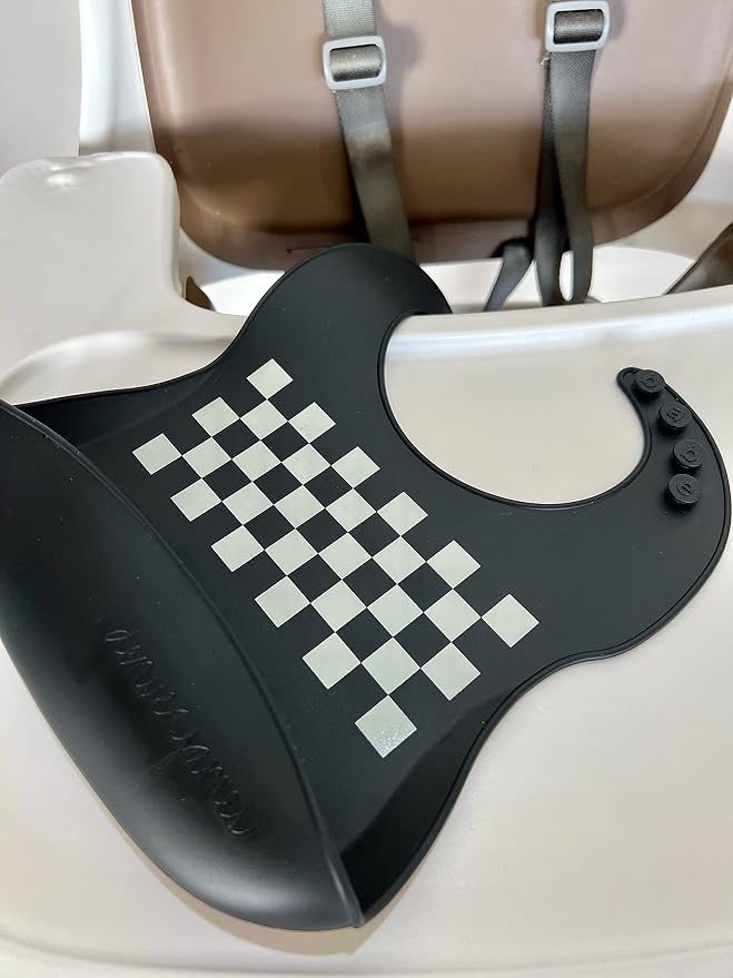 Denver James Silicone Feeding Bibs | Dishwasher Safe. Waterproof. Adjustable. - Image 3