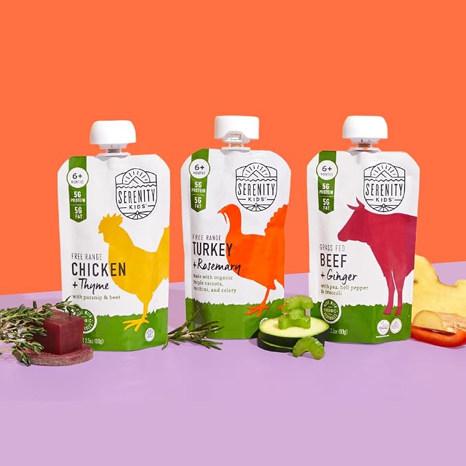 Serenity Kids 6+ Months Baby Food Pouches Puree - Image 5