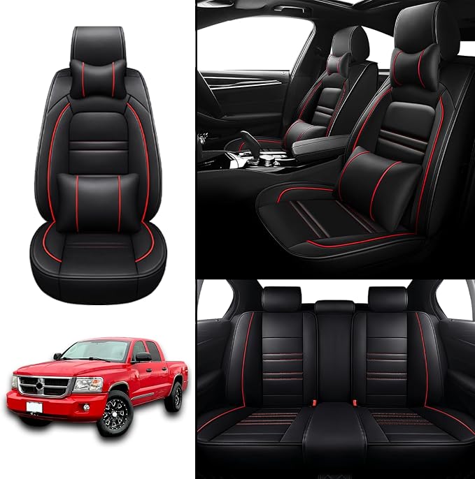 Car Seat Covers for Dodge Dakota 2000-2011 | 5-Seats Seat Covers, Waterproof - Image 2