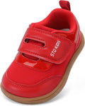 Toddler Wide Toe Box Barefoot Shoes Boys Girls Zero Drop, Baby First Walking by STQKIDS