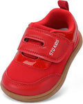 Toddler Wide Toe Box Barefoot Shoes Boys Girls Zero Drop, Baby First Walking by STQKIDS