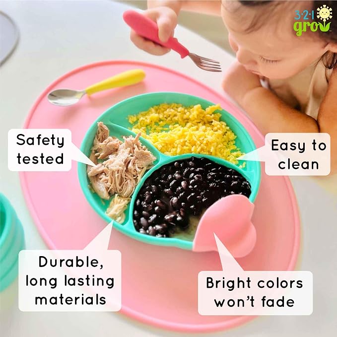 Silicone Easy Scoop & Hold Plate Set - Image 6