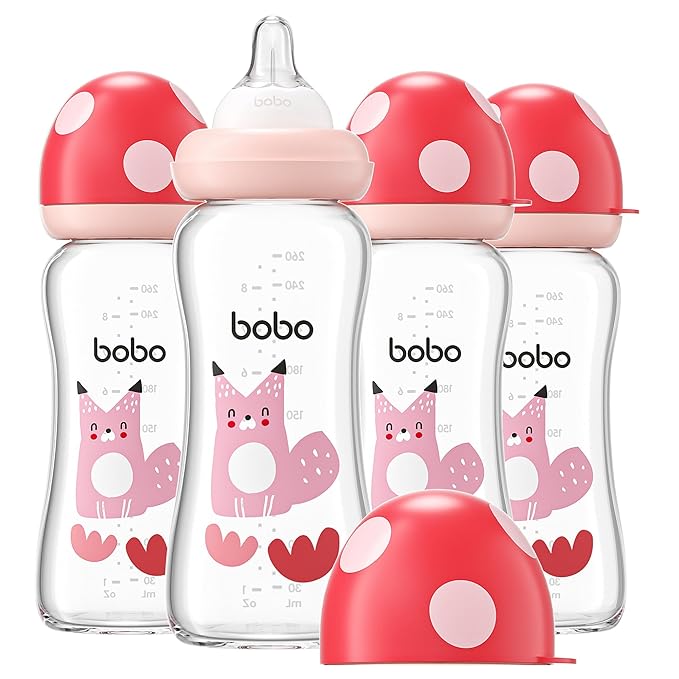 YOHKOH Natural Glass Baby Bottle by Home