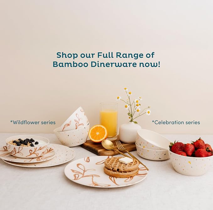 Nook Theory 4 Pack Bamboo Bowls - 22 Oz Reusable Bowl - Image 7