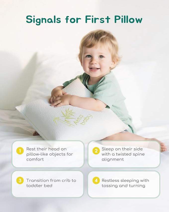 Toddler Pillow, Adjustable Memory Foam Small Pillow - Image 8