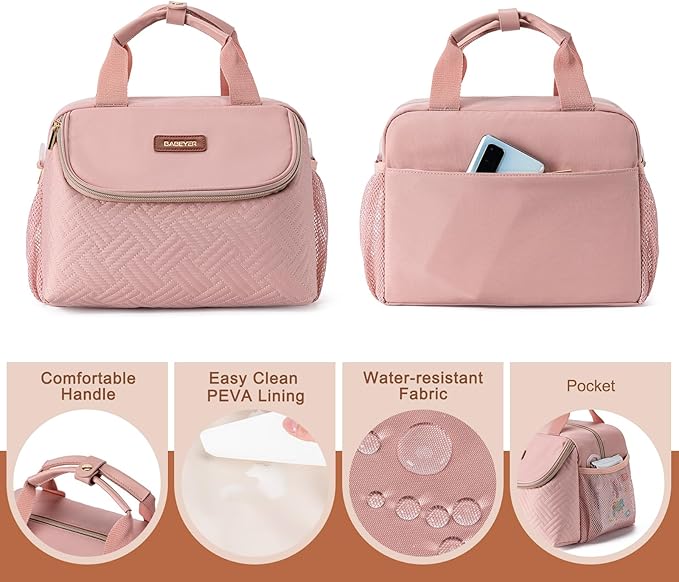 Breastmilk Cooler Bag with Ice Pack Fits 6 Baby Bottles up to 9 Ounce, Wearable - Image 4