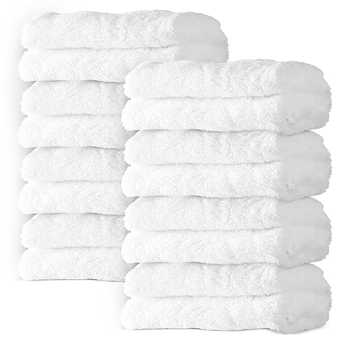 8 Pack Large Burp Cloths for Baby by Spotted+Play