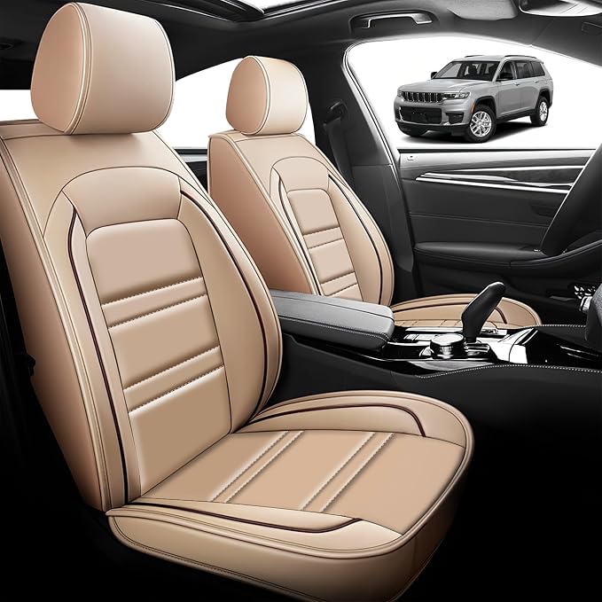 Seat Cover for JP Grand Cherokee 2011-2025 | Car Seat Covers Front Seats - Image 2