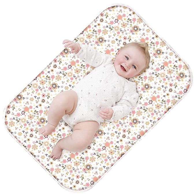 Baby Diaper Changing Pad – 31.5" x 21.5" Extra Large Waterproof Absorbent by Coinarin