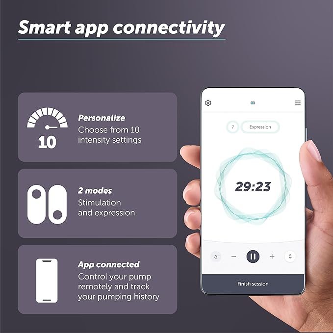 Elvie Stride Hospital-Grade, App-Controlled Breast Pump - Image 6