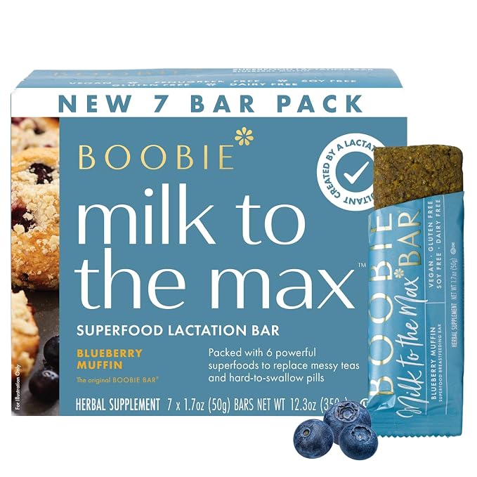 Boobie Bar Superfood Blueberry Muffin Lactation Bar by Boobie