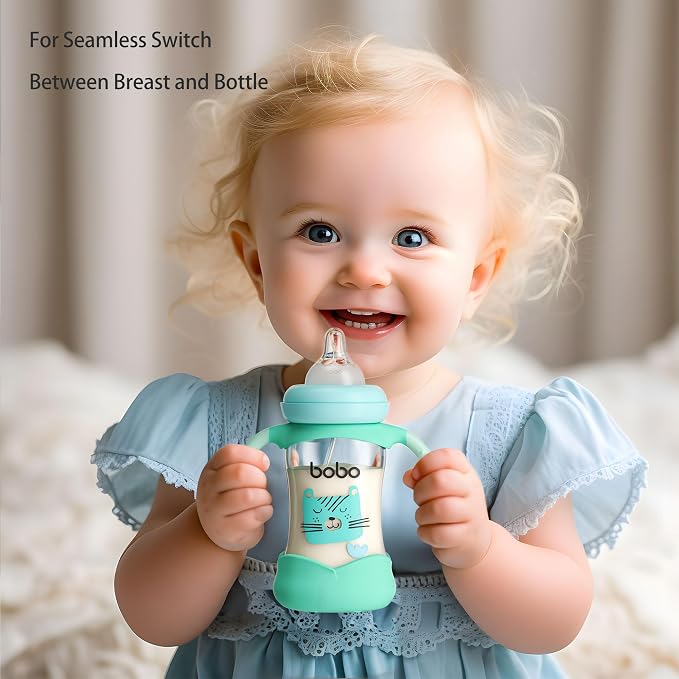 YOHKOH Natural Glass Baby Bottle - Image 2