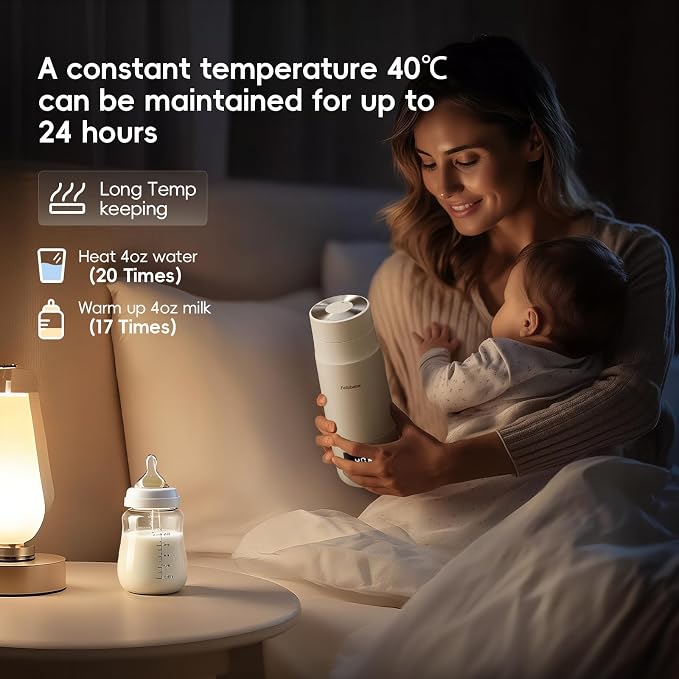 Portable Bottle Warmer for Travel, Detachable Baby Bottle Warmer Portable for - Image 3
