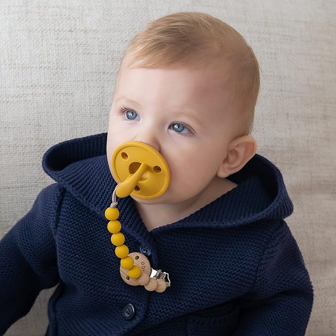 SAMiGO Pacifier Clips Holders Silicone Paci Binky Clips - Image 2