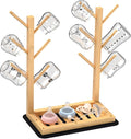 Baby Bottle Drying Rack, Vertical Bamboo Bottle Dryer Holder by Alytree