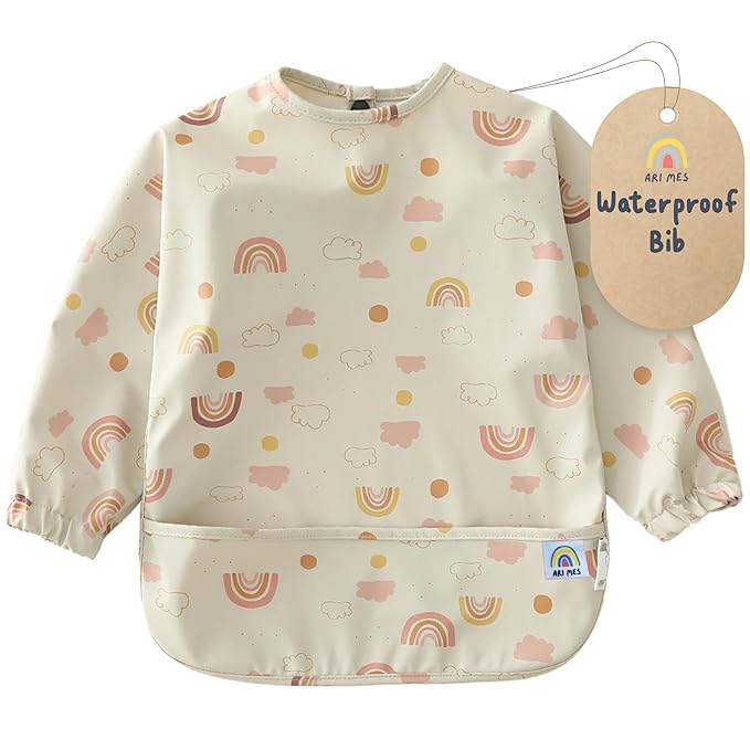 ARI MES Long Sleeves Waterproof Baby Bibs by ARIMES
