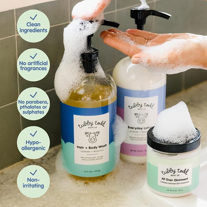 TUBBY TODD 3-Step Baby Bath & Skincare Routine - Image 4