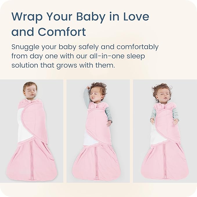 Newborns Swaddle Sleep Sack 0–3 Months, 1.0 TOG Baby Blanket - Image 3